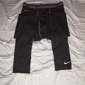 Black Nike Pro Combat Leggings
